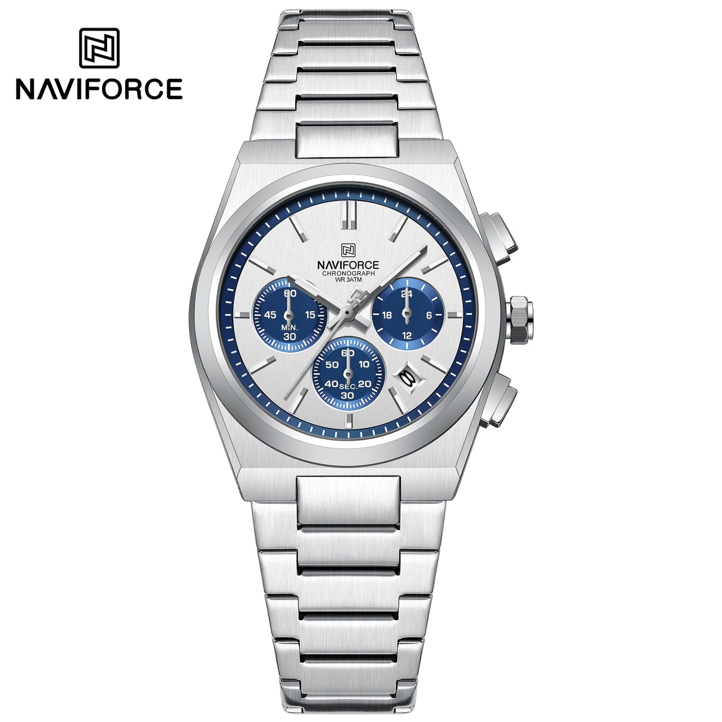Naviforce Acero Cronógrafo Dama Ref NF8048L