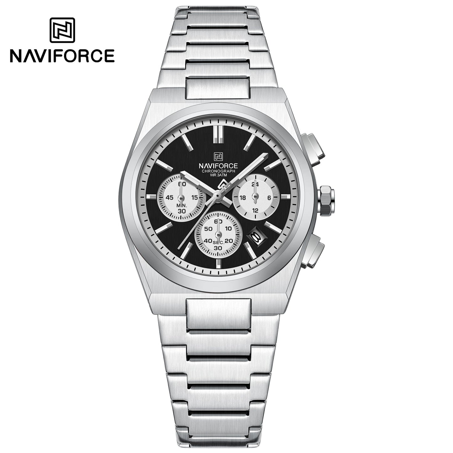 Naviforce Acero Cronógrafo Dama Ref NF8048L