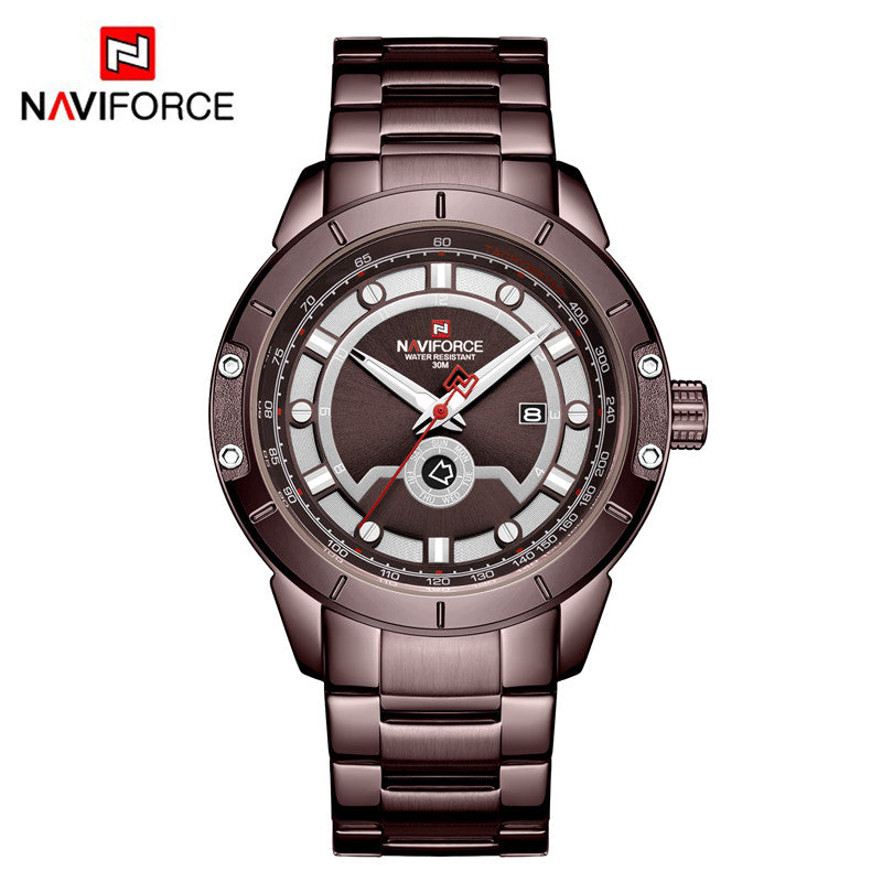 Naviforce Acero Calendario Ref NF9166M