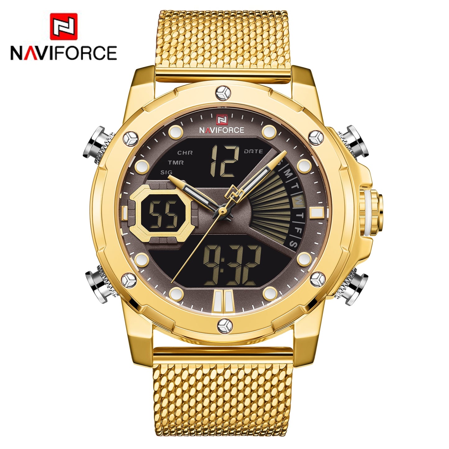 Naviforce Acero Doble Hora Ref NF9172S