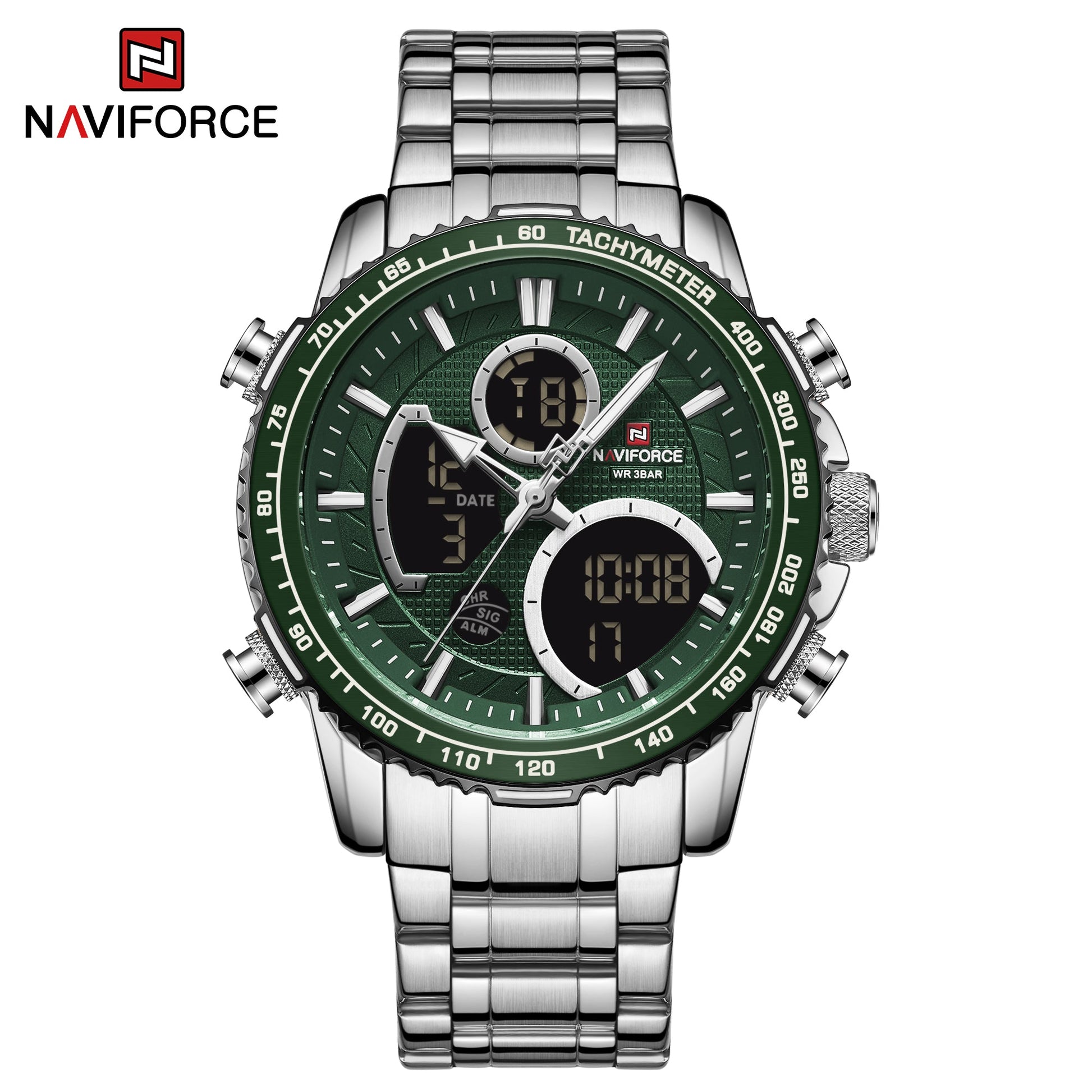 Naviforce Acero Doble Hora Ref NF9182M