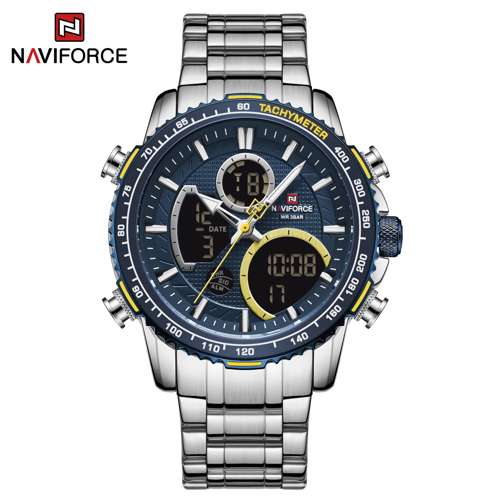 Naviforce Acero Doble Hora Ref NF9182M