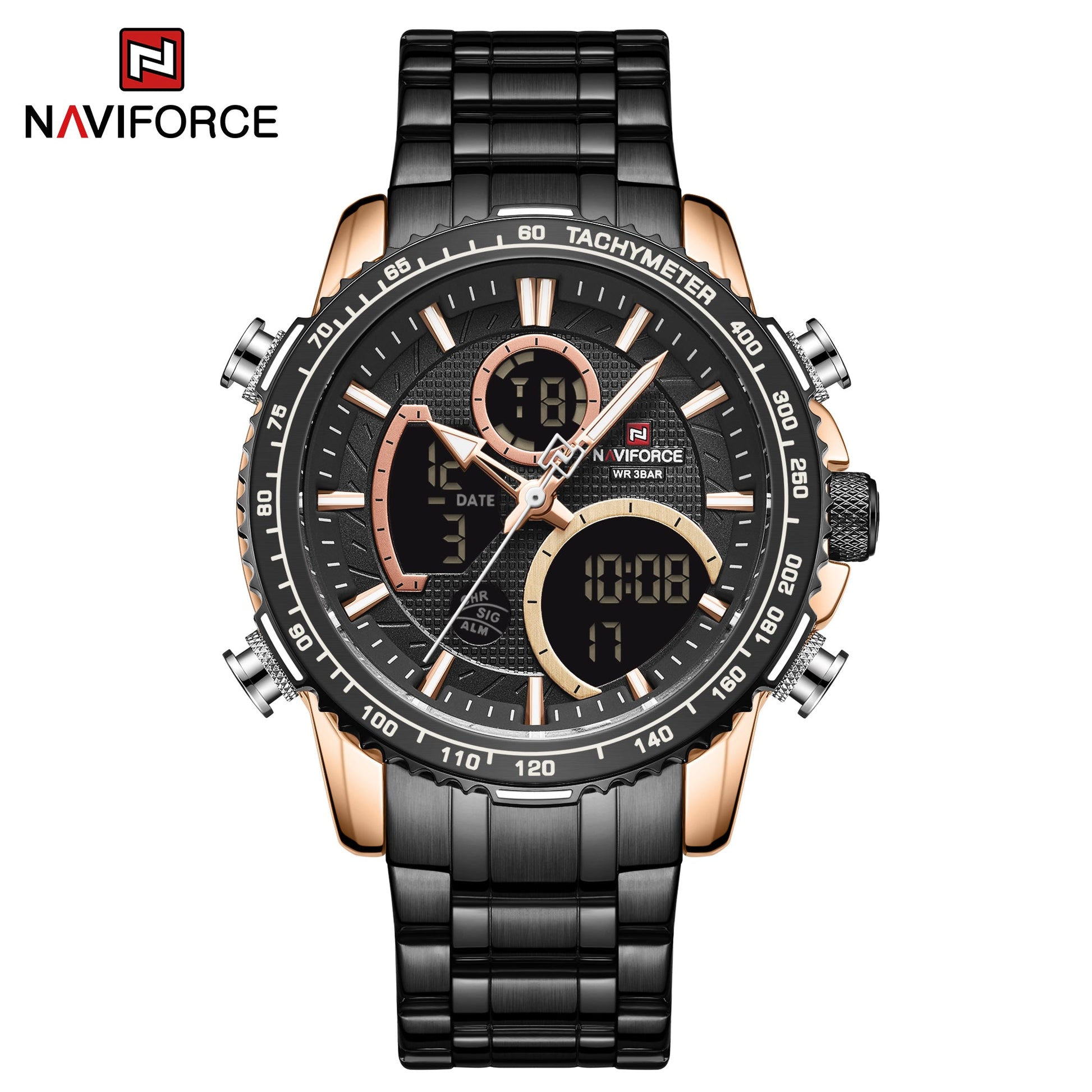 Naviforce Acero Doble Hora Ref NF9182M