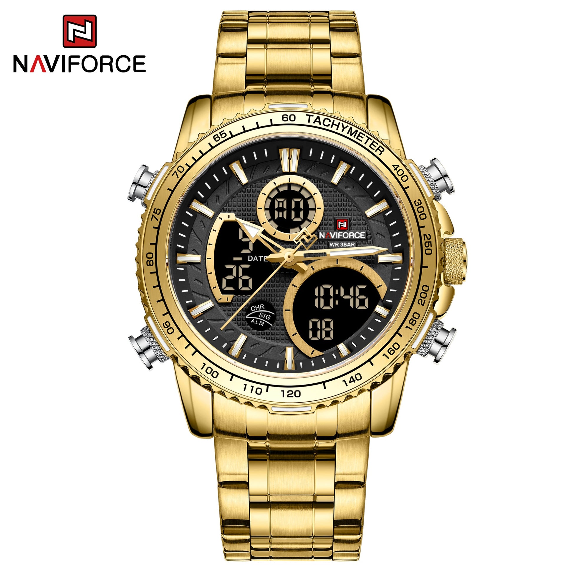 Naviforce Acero Doble Hora Ref NF9182M