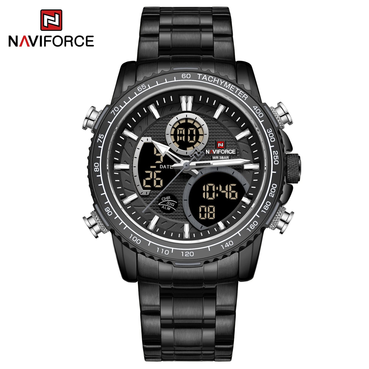 Naviforce Acero Doble Hora Ref NF9182M