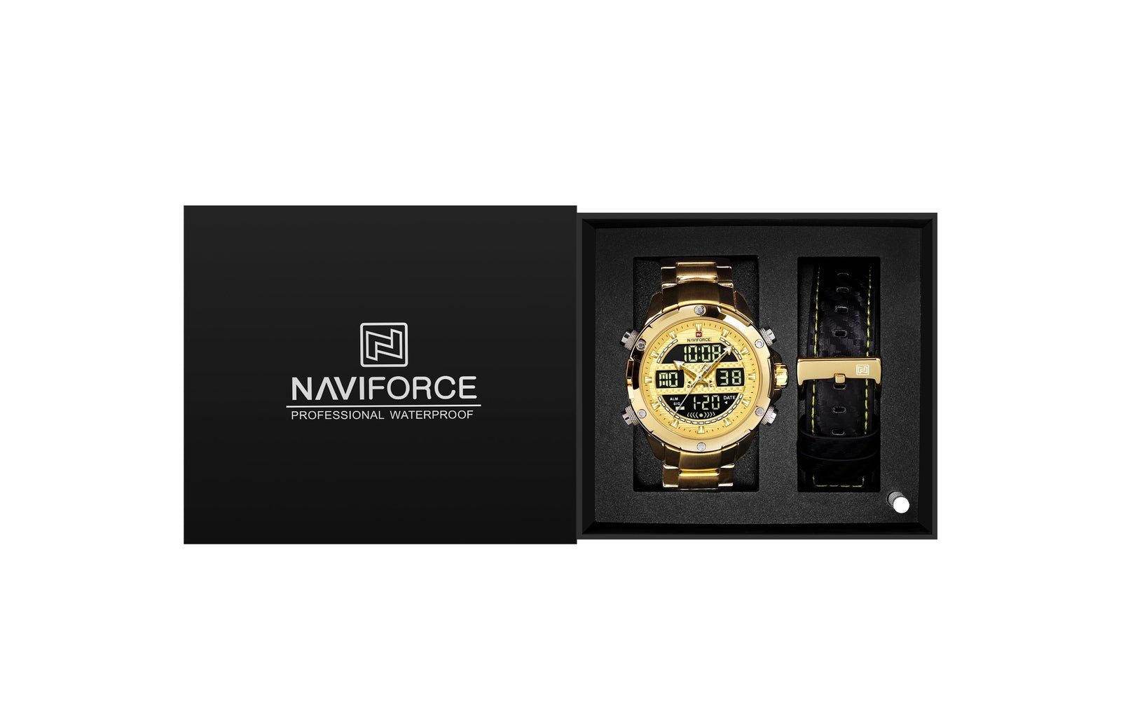 Naviforce Doble Pulso Doble Hora Ref NF9194