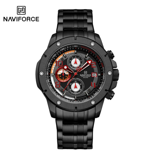 Naviforce Acero Cronógrafo Ref NF8056