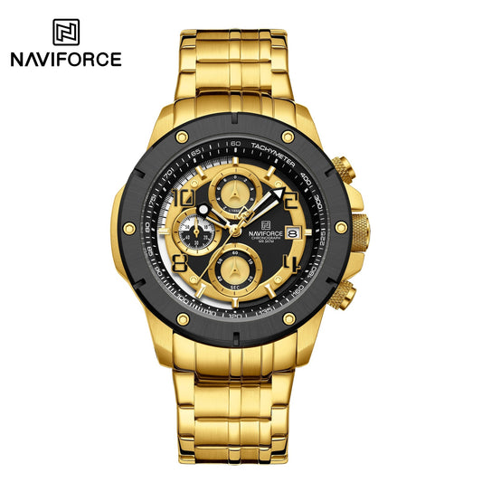 Naviforce Acero Cronógrafo Ref NF8056