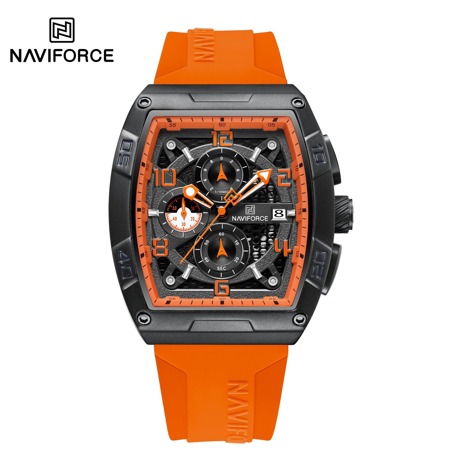 Naviforce Silicona Cronógrafo Ref NF8052