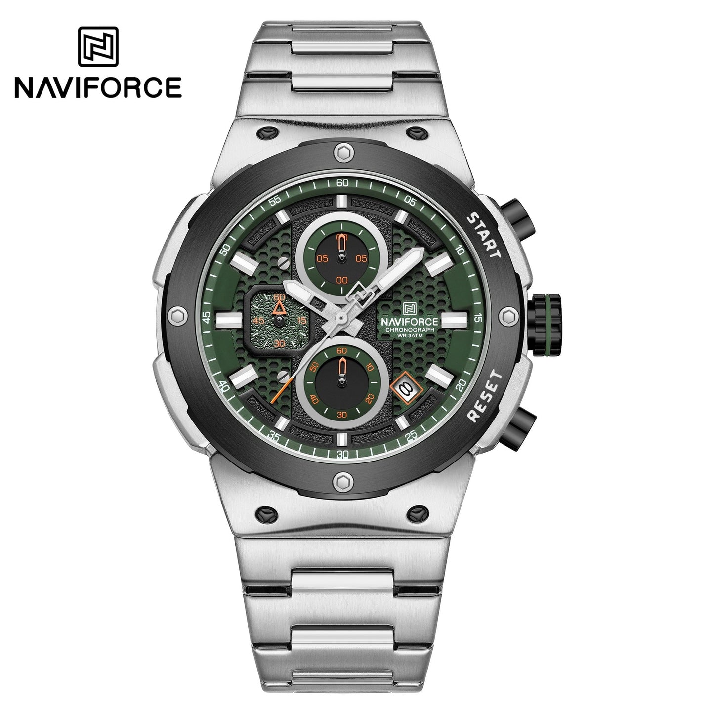 Naviforce Acero Cronografo Funcional Ref NF8072