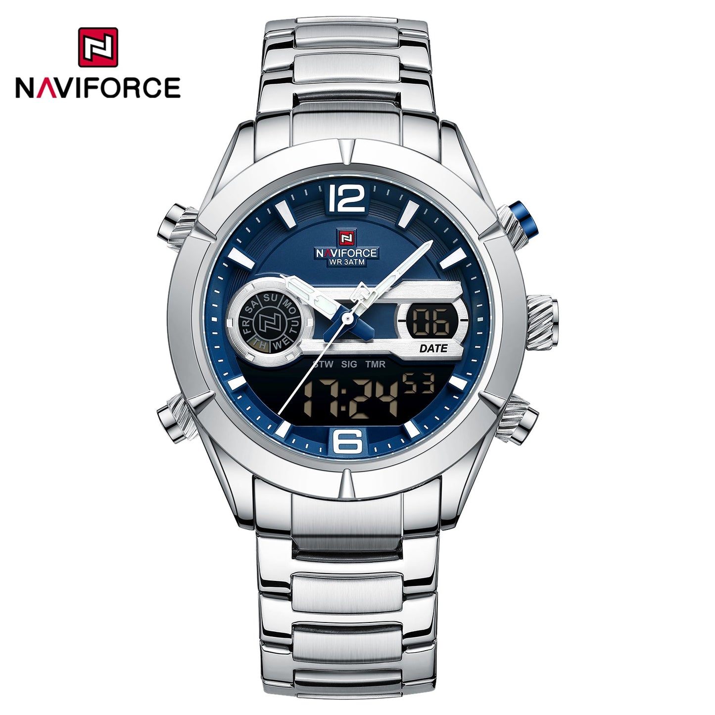 Naviforce Acero Doble Hora Ref NF9232