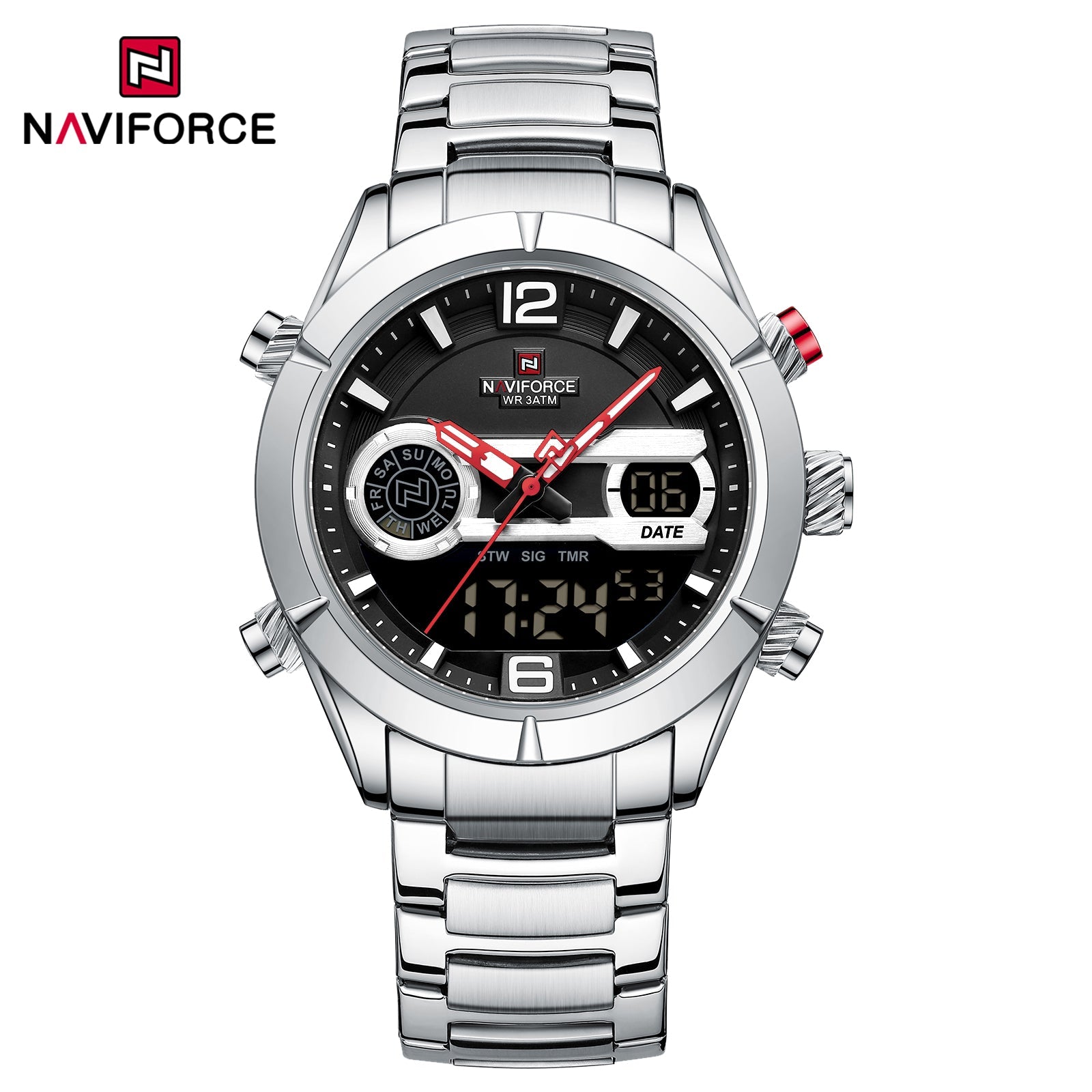 Naviforce Acero Doble Hora Ref NF9232