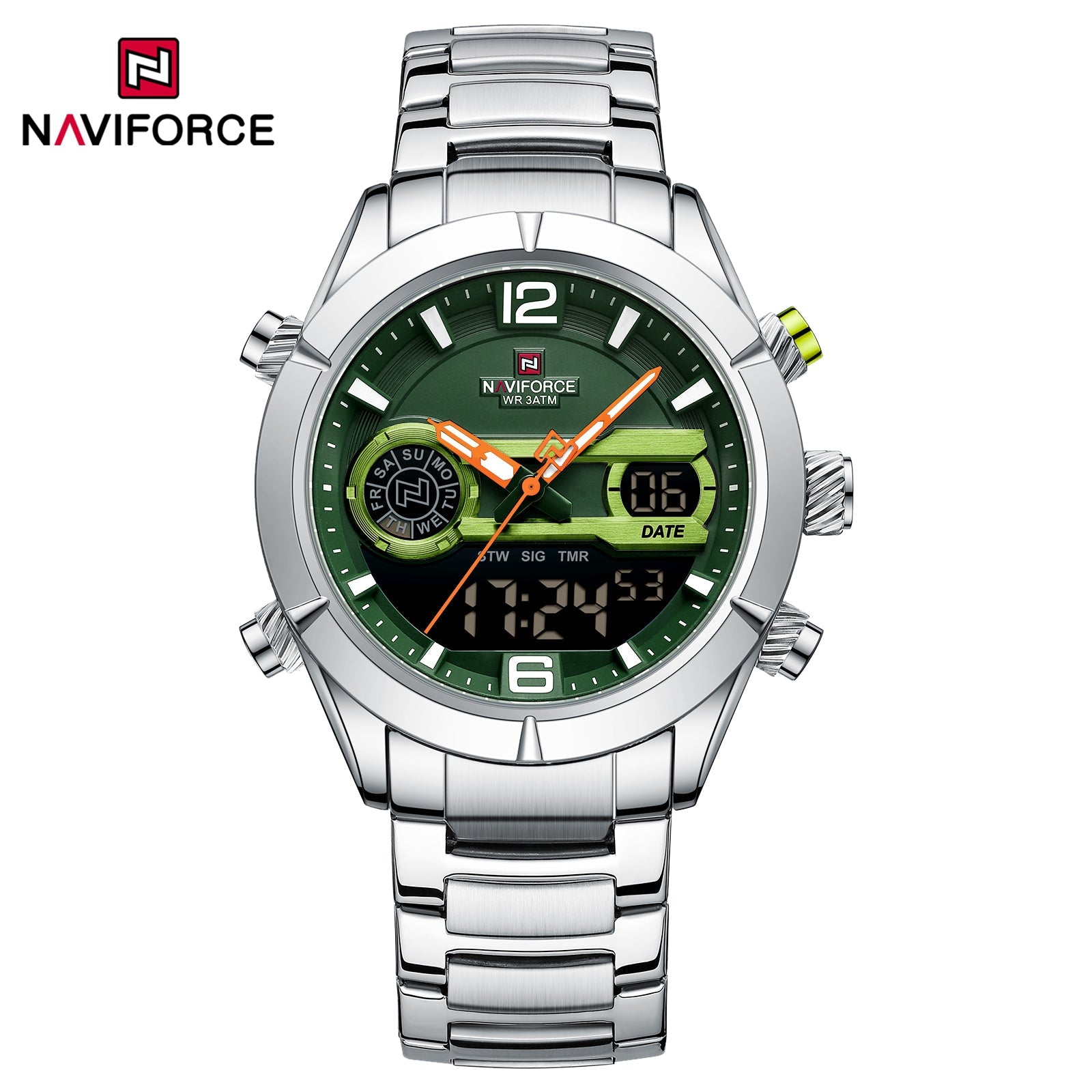 Naviforce Acero Doble Hora Ref NF9232