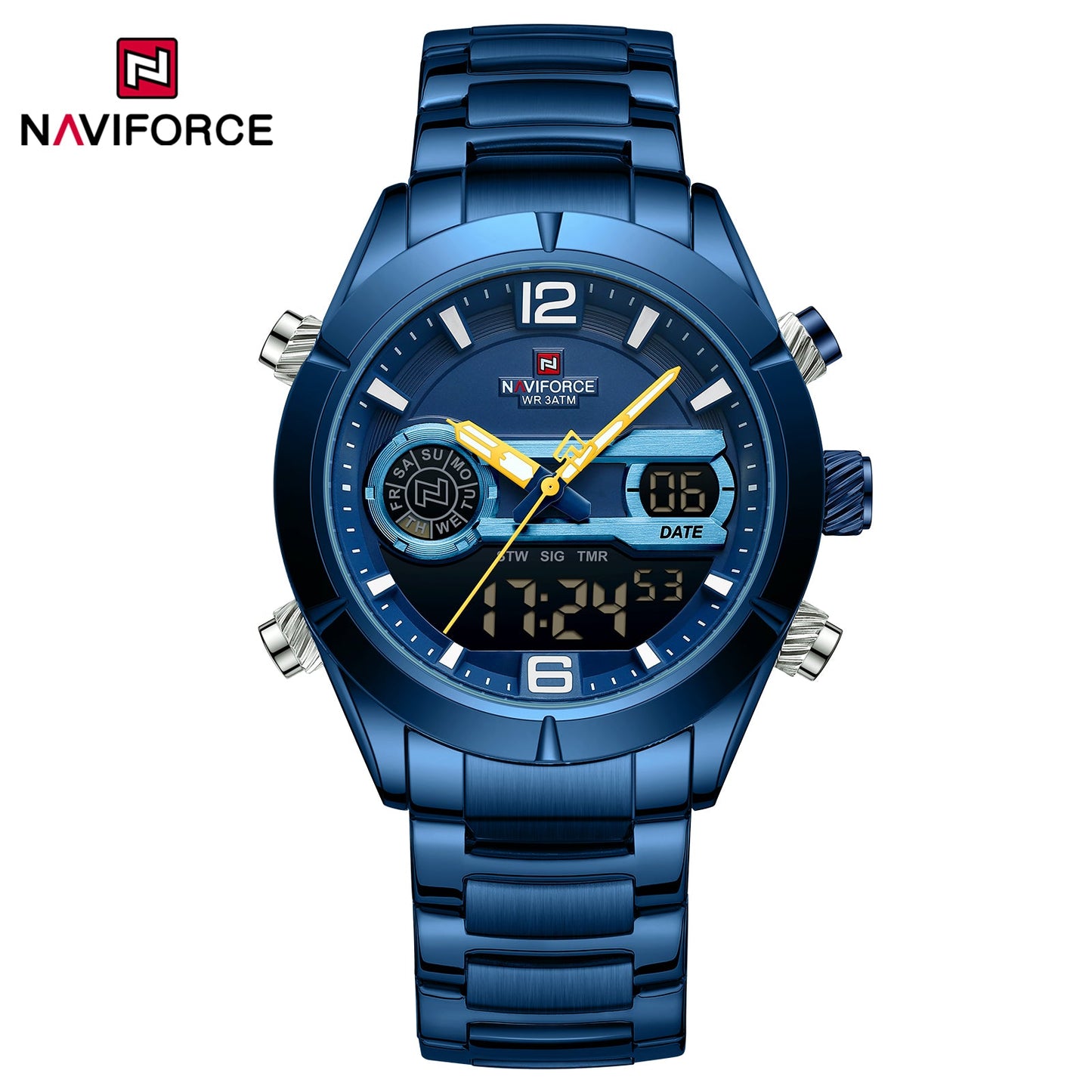 Naviforce Acero Doble Hora Ref NF9232