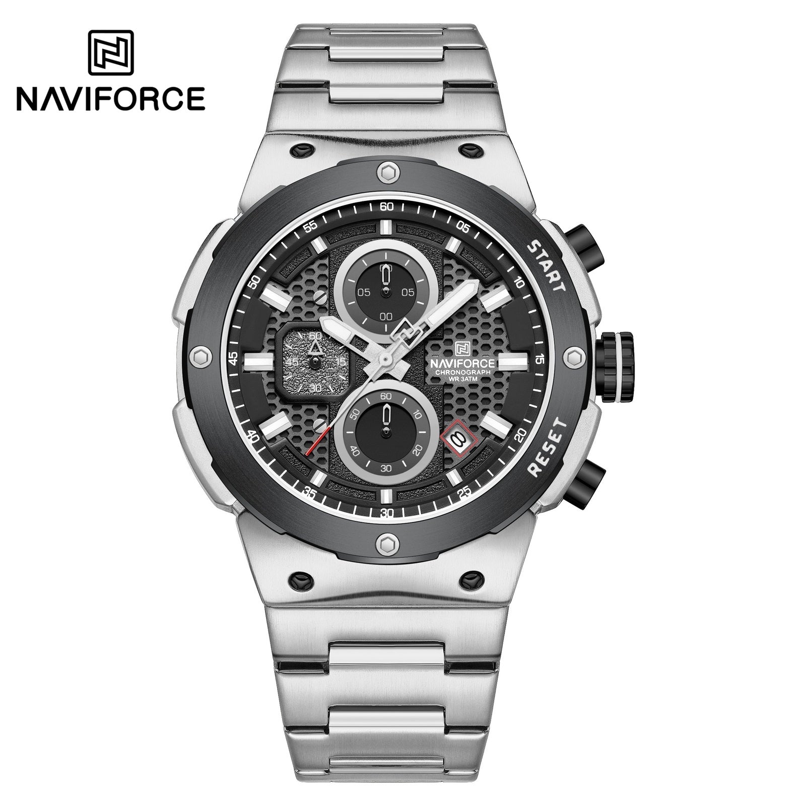 Naviforce Acero Cronografo Funcional Ref NF8072