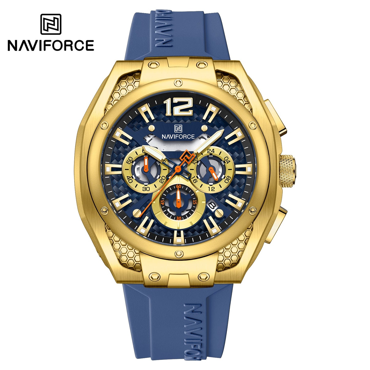 Naviforce Goma Cronógrafo Ref NF8063