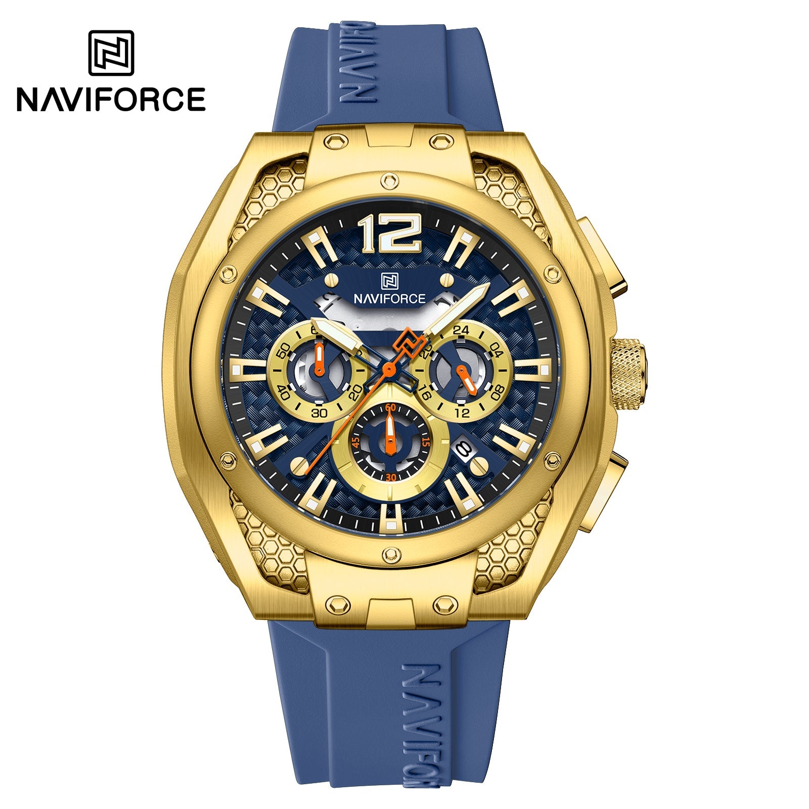 Naviforce Goma Cronógrafo Ref NF8063
