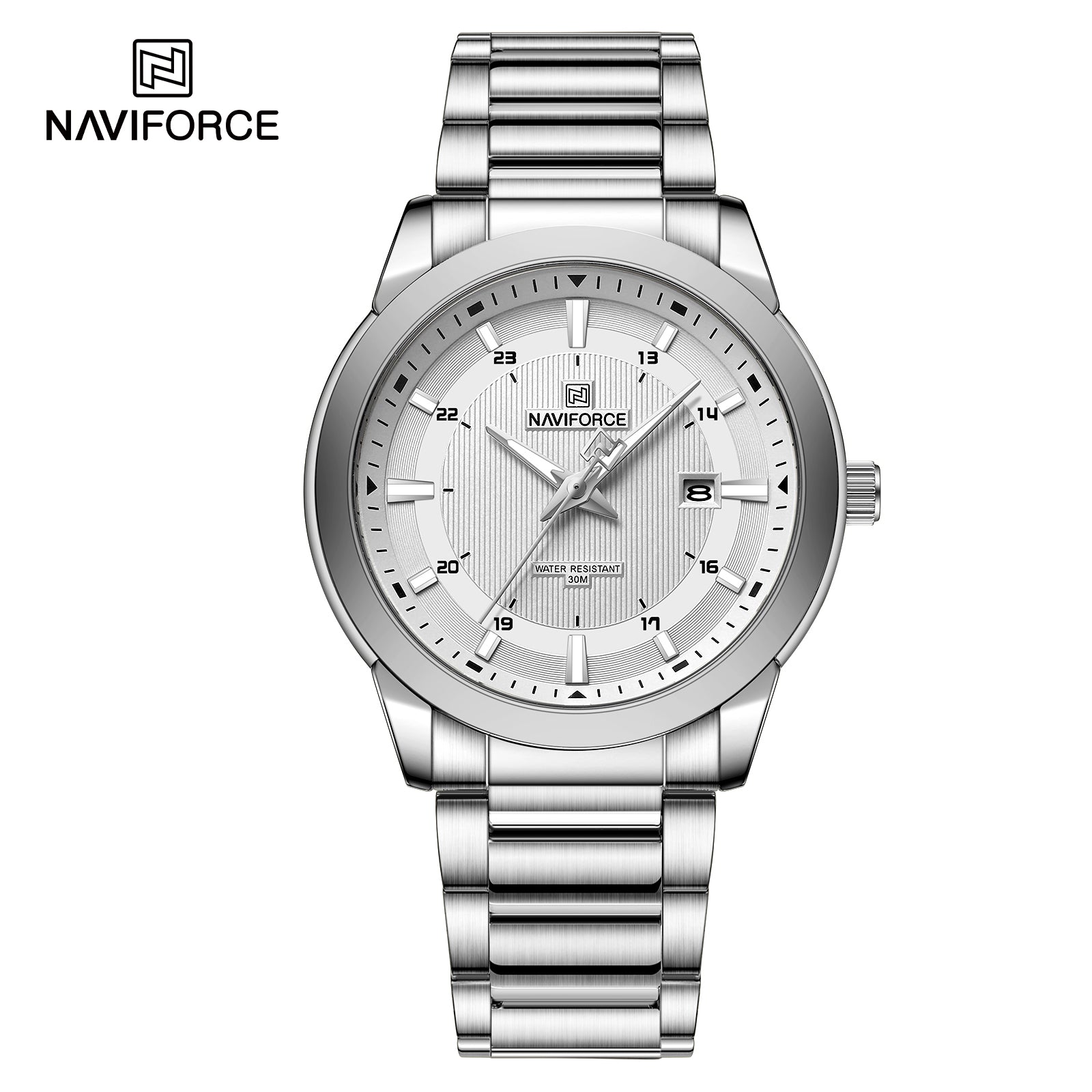 Naviforce Acero Calendario Ref NF8029