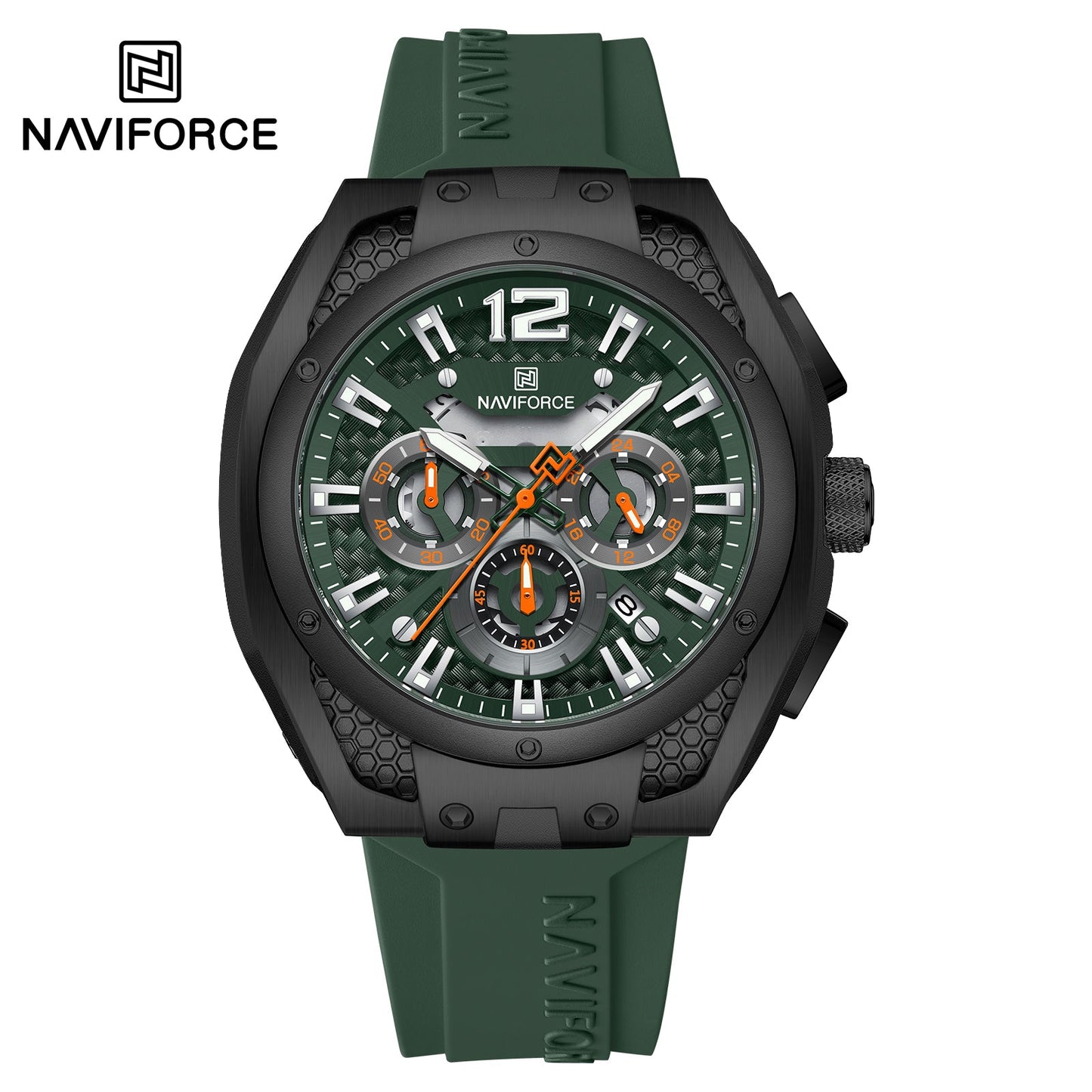 Naviforce Goma Cronógrafo Ref NF8063