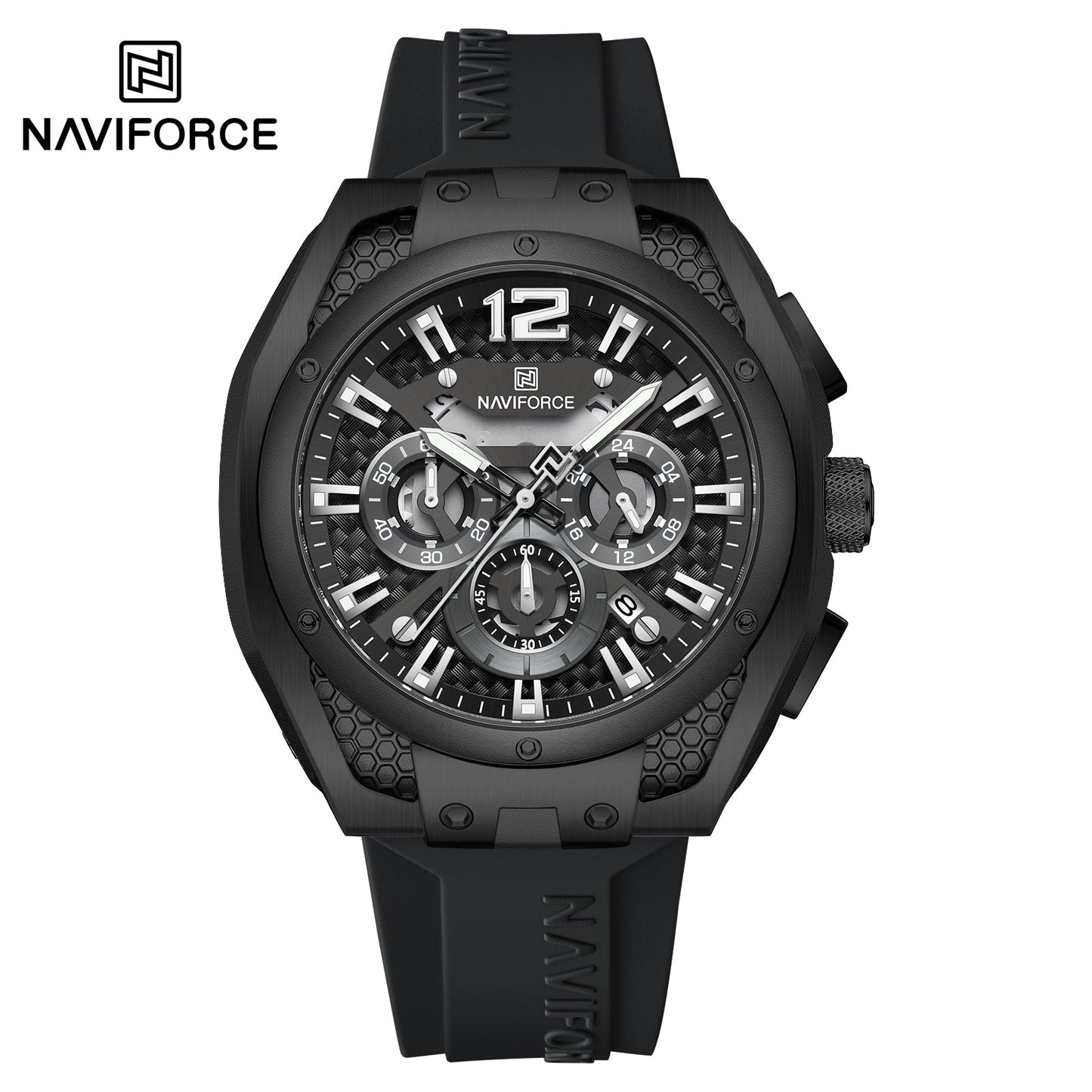 Naviforce Goma Cronógrafo Ref NF8063