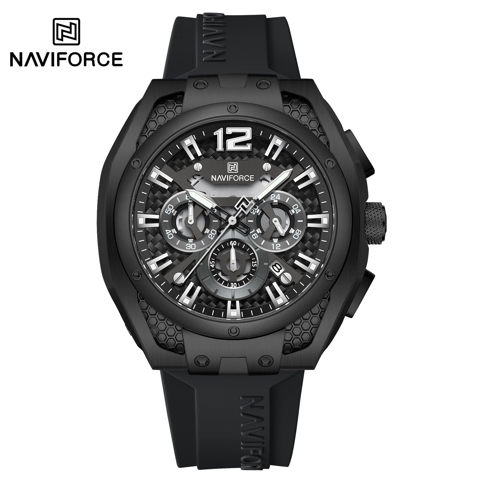 Naviforce Goma Cronógrafo Ref NF8063