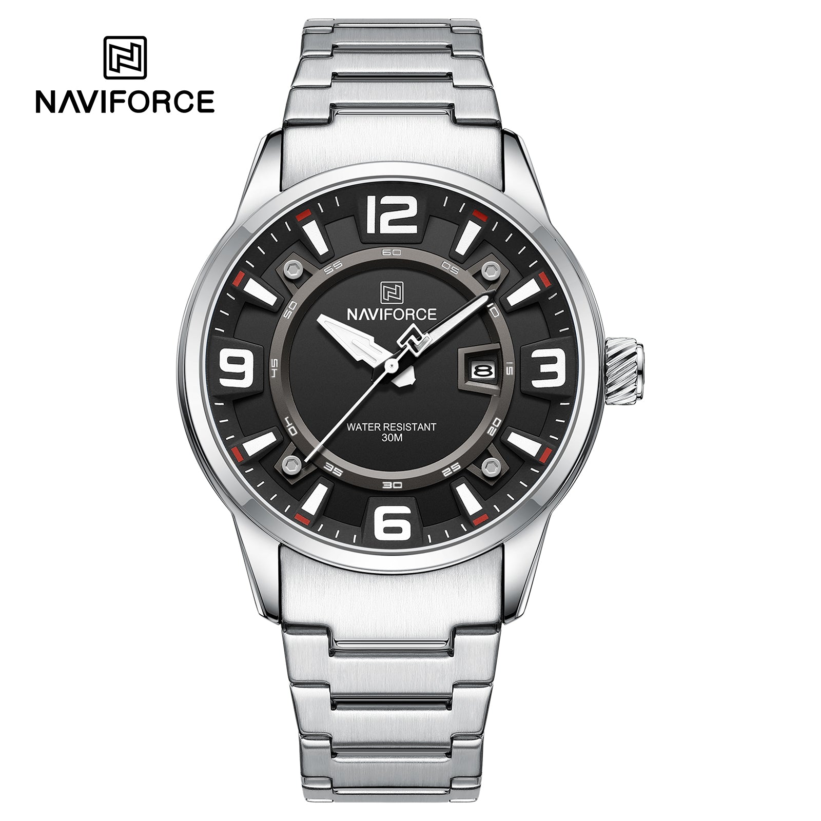 Naviforce Acero Calendario Ref NF8044
