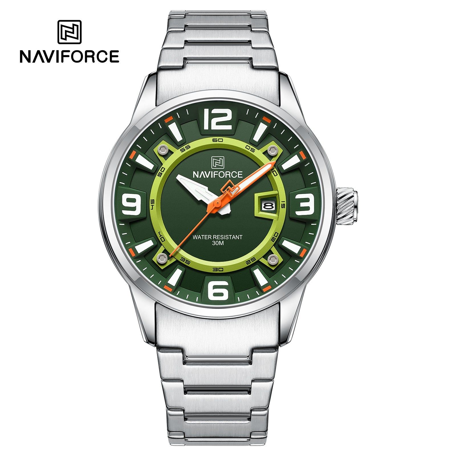 Naviforce Acero Calendario Ref NF8044