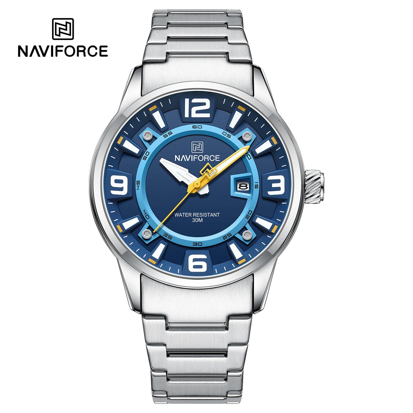 Naviforce Acero Calendario Ref NF8044