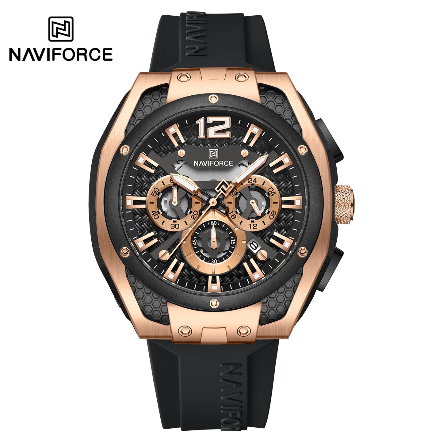 Naviforce Goma Cronógrafo Ref NF8063