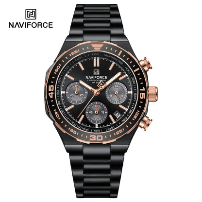 Naviforce Acero Cronógrafo Ref NF8049