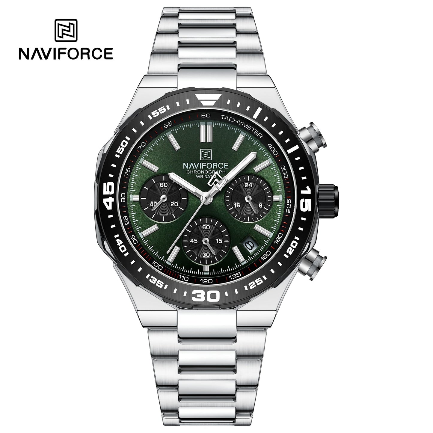 Naviforce Acero Cronógrafo Ref NF8049