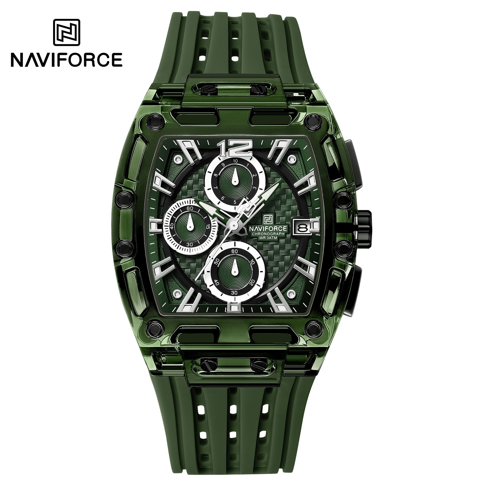 Naviforce Silicona Cronógrafo Ref NF7105