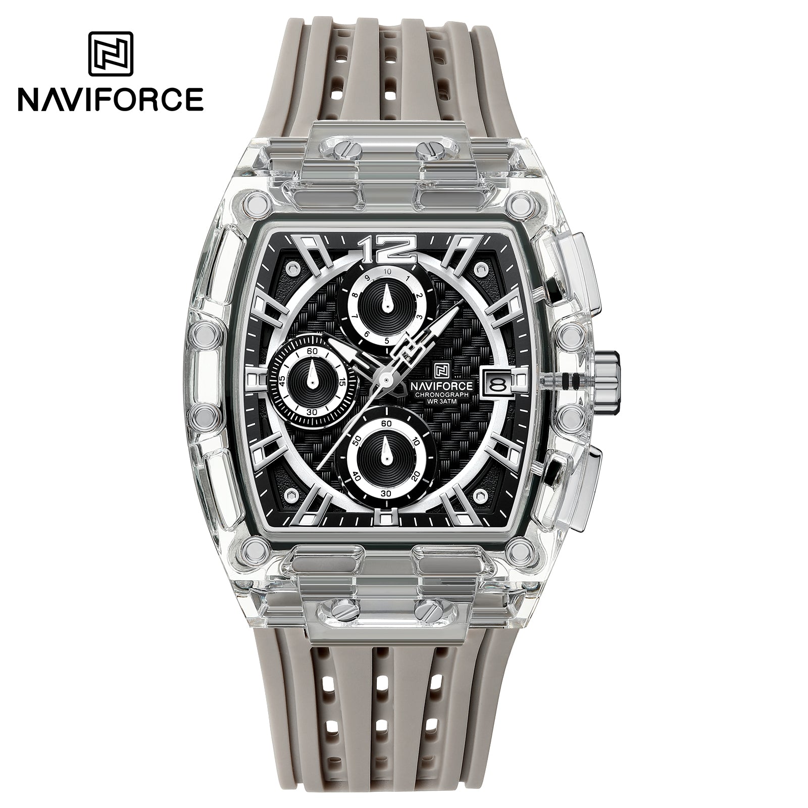 Naviforce Silicona Cronógrafo Ref NF7105