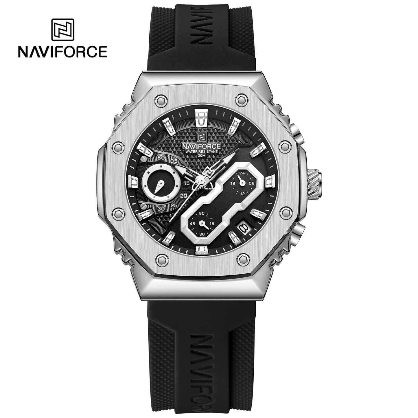 Naviforce Dama Análogo Funcional Silicona Ref NF8035L