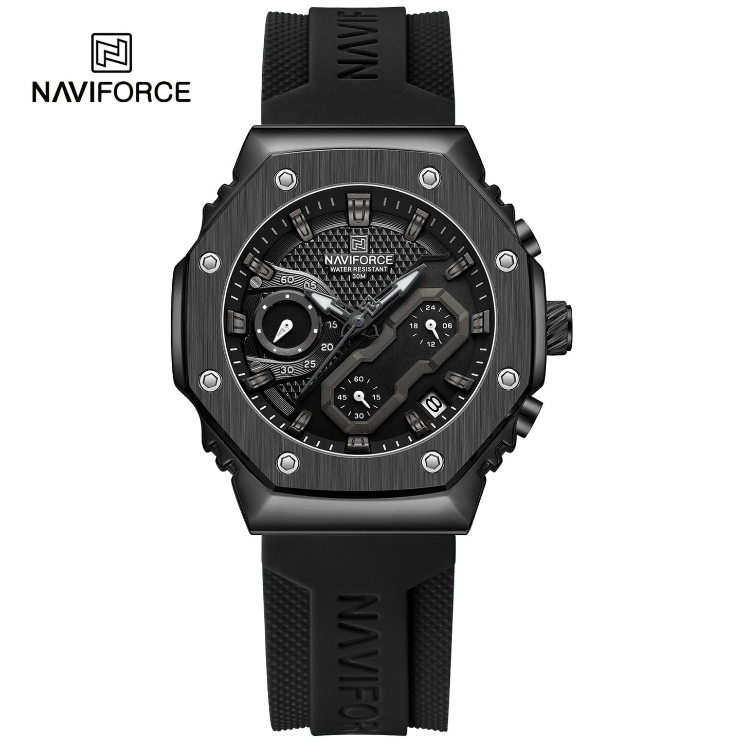 Naviforce Dama Análogo Funcional Silicona Ref NF8035L