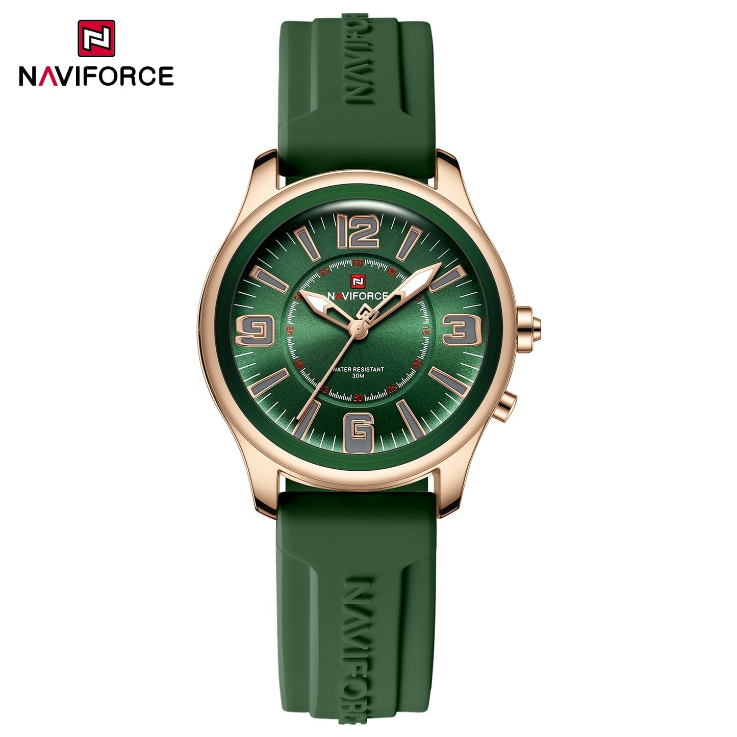 Naviforce Análogo Silicona Ref NF9256G