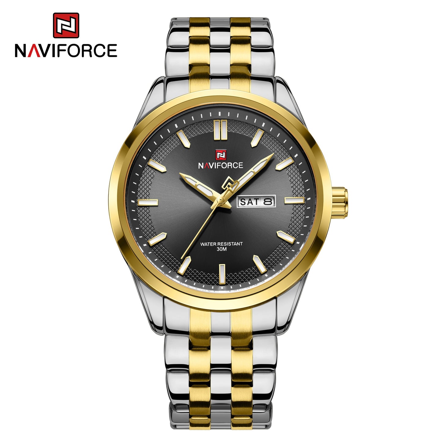 Naviforce Acero Calendario Ref NF9203