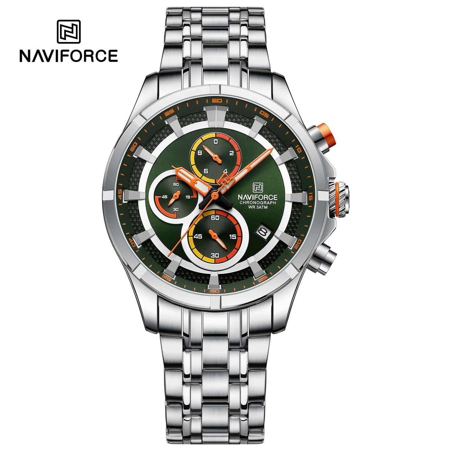 Naviforce Acero Cronógrafo Ref NF8046