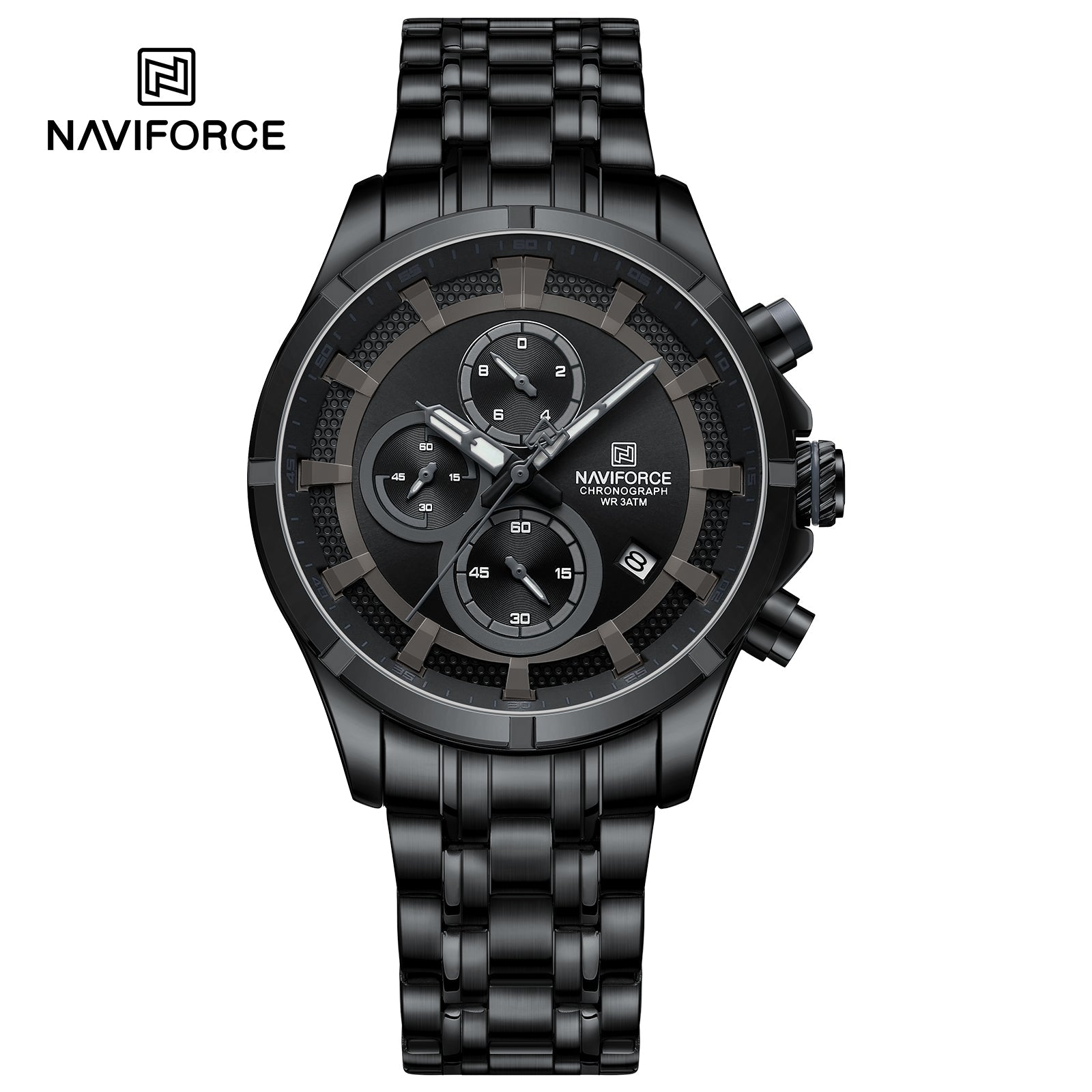 Naviforce Acero Cronógrafo Ref NF8046