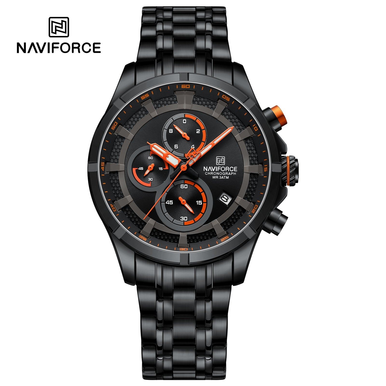 Naviforce Acero Cronógrafo Ref NF8046