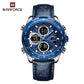 Naviforce Cuero Doble Hora Ref NF9197L