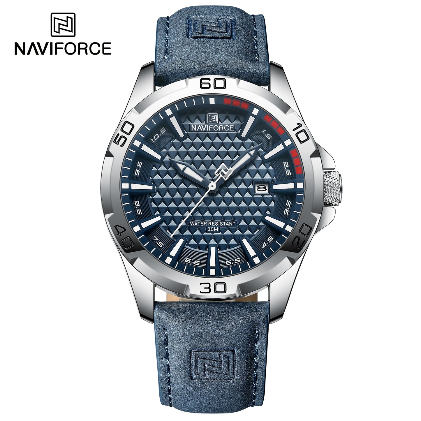 Naviforce Cuero Calendario Analogo Ref NF8023L