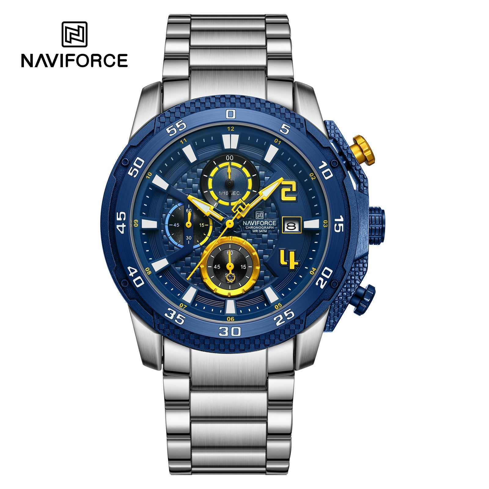 Naviforce Acero Cronógrafo Ref NF8047