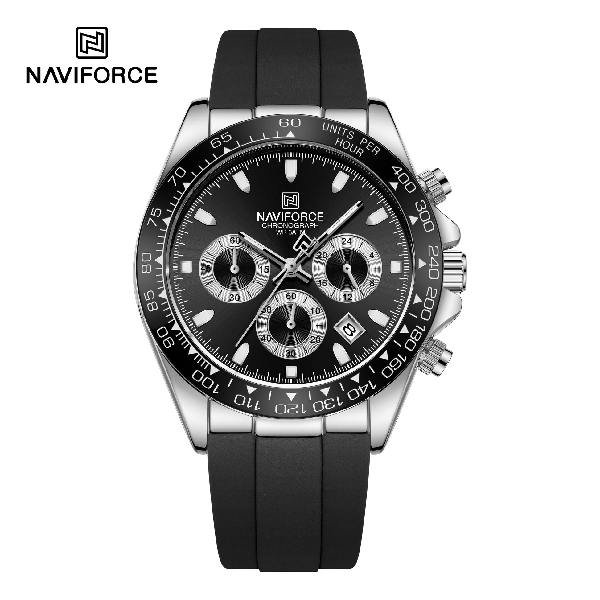 Naviforce Silicona Cronógrafo Ref NF8054