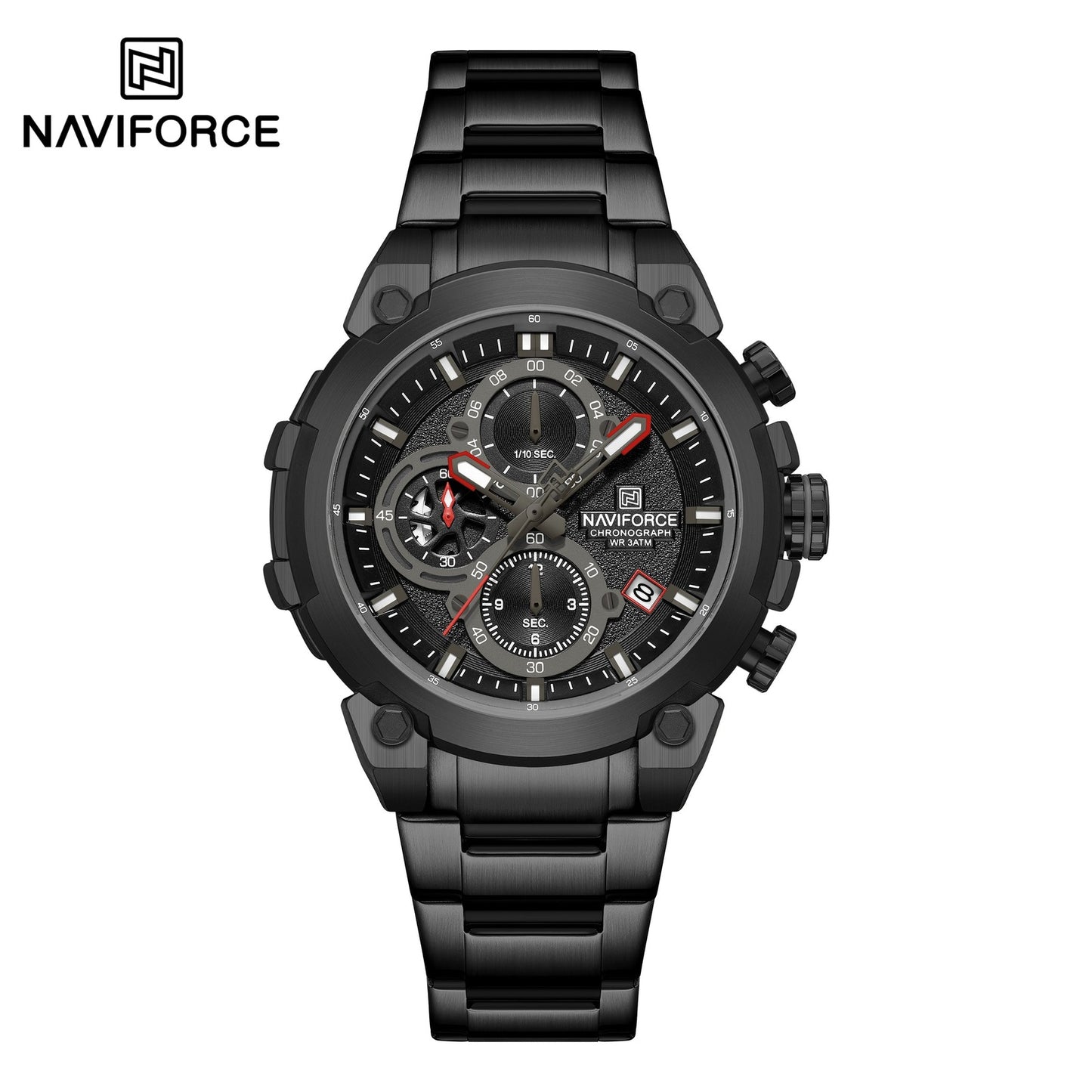 Naviforce Acero Cronografo Funcional Ref NF8071