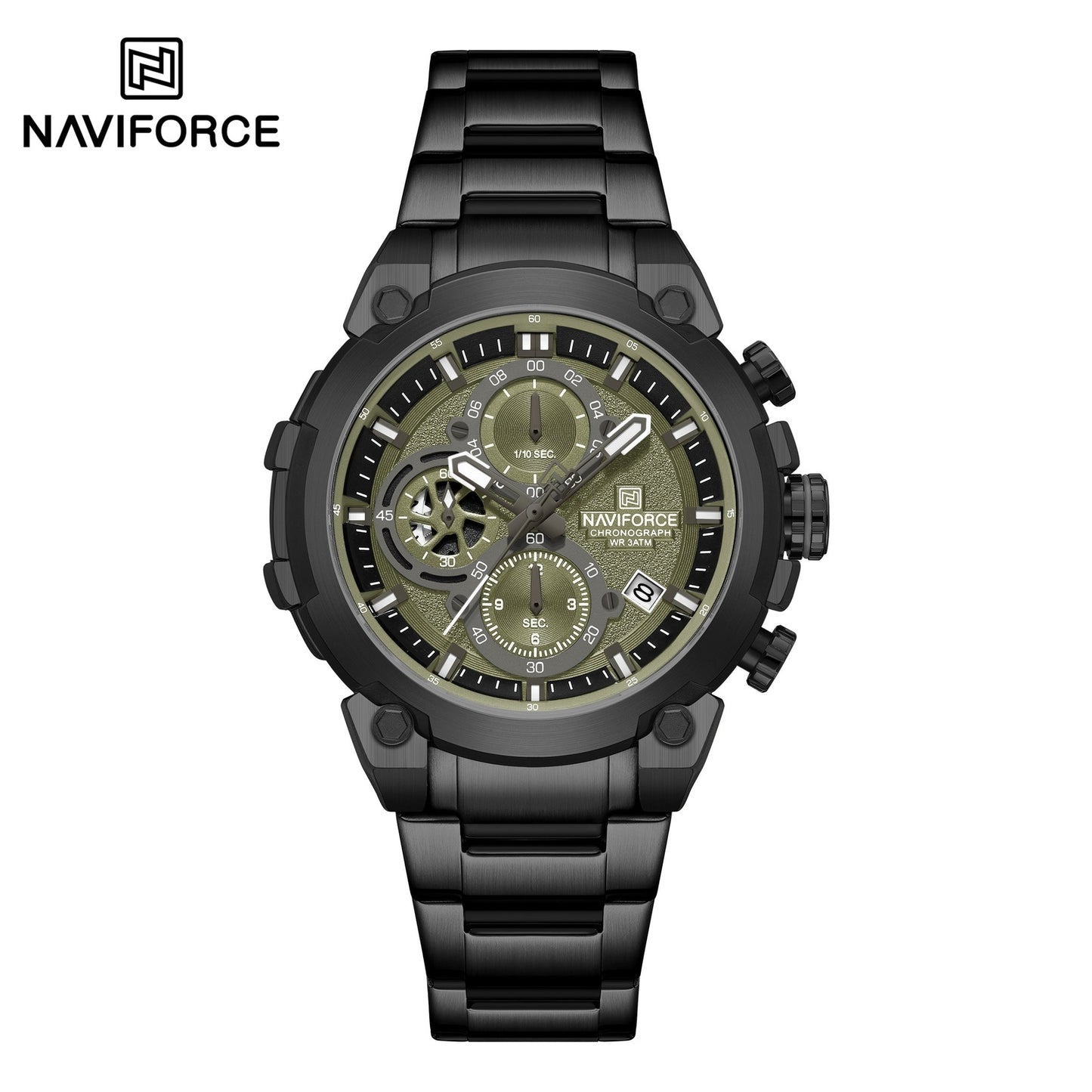 Naviforce Acero Cronografo Funcional Ref NF8071