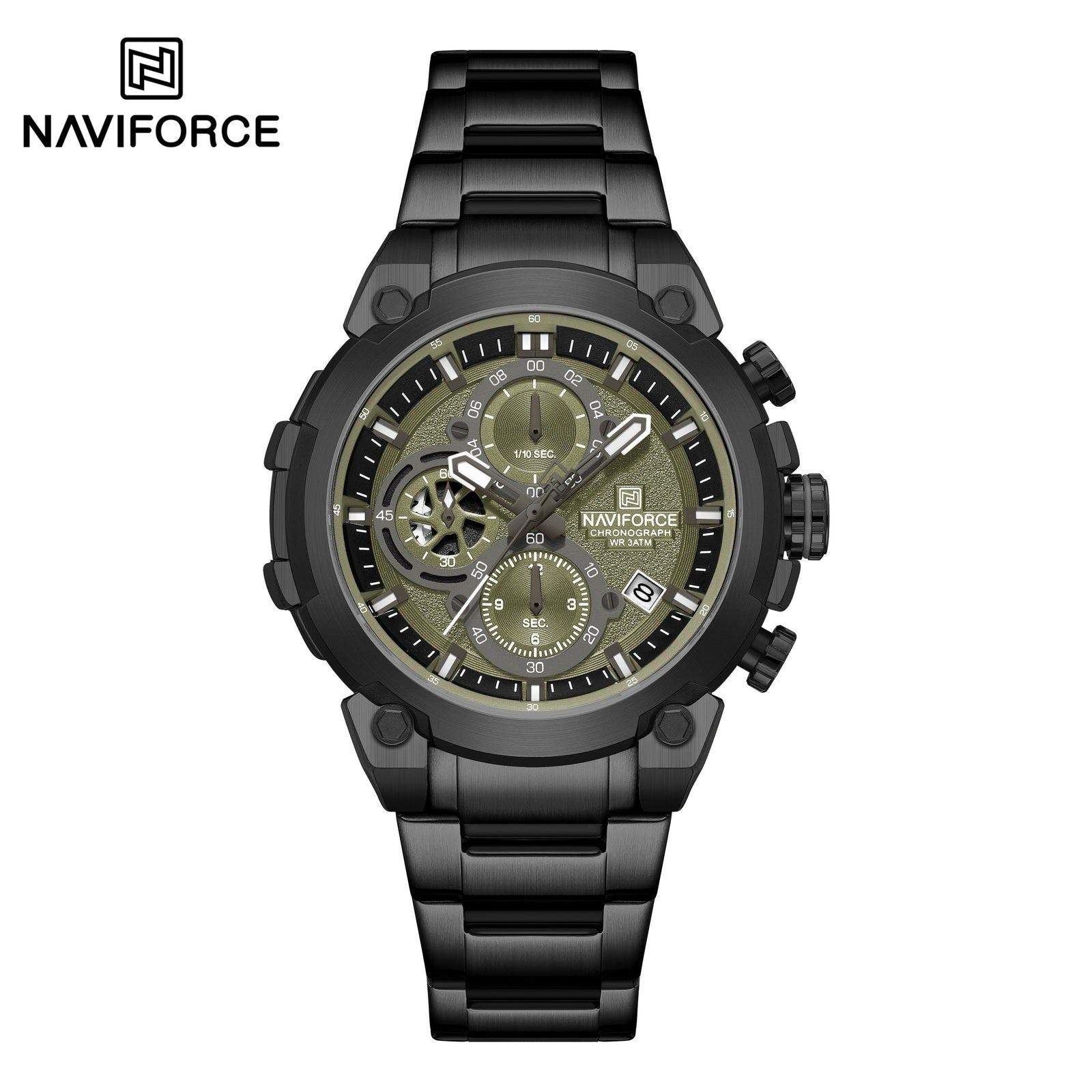 Naviforce Acero Cronografo Funcional Ref NF8071