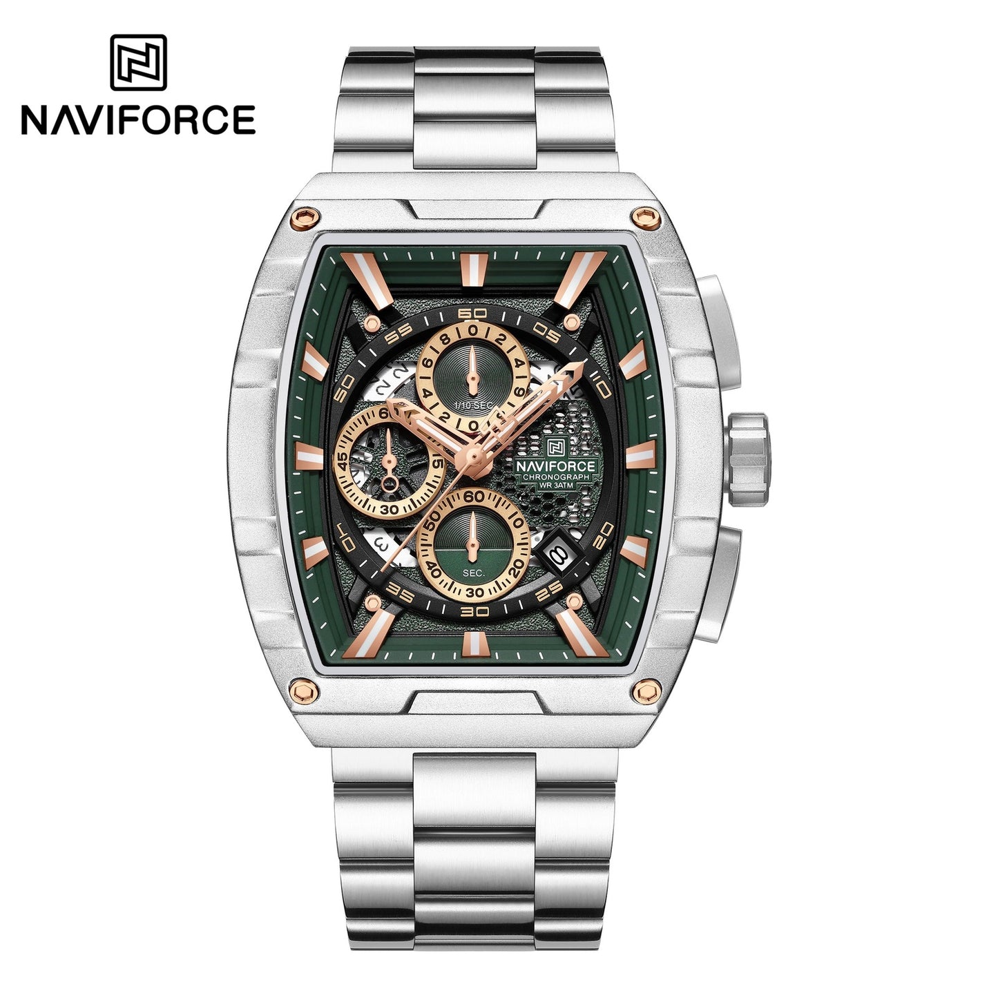 Naviforce Acero Cronógrafo Ref NF8066