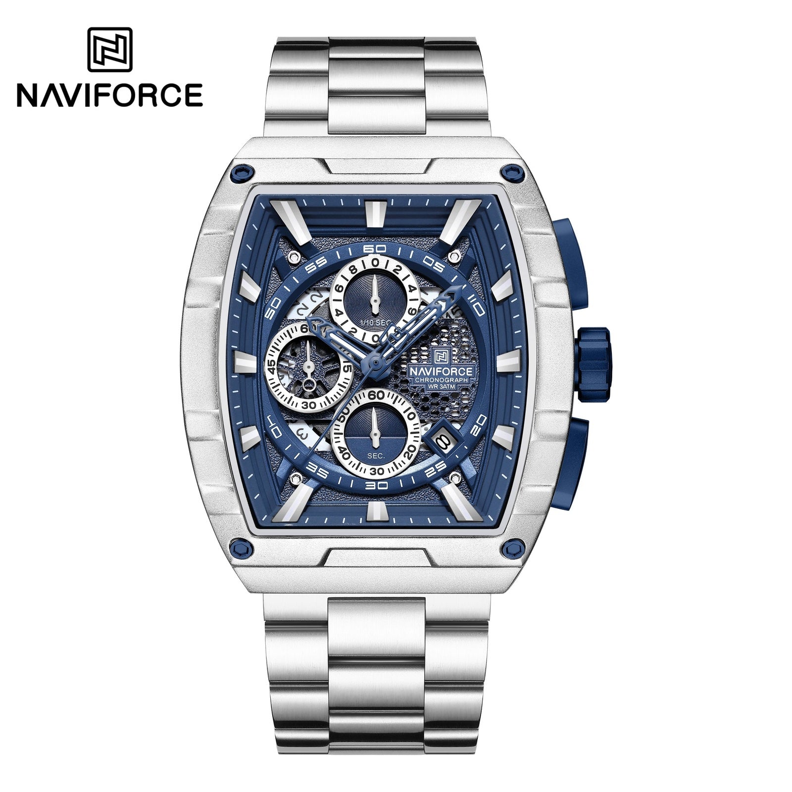 Naviforce Acero Cronógrafo Ref NF8066