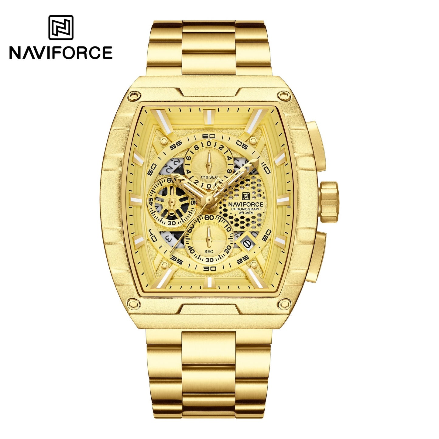 Naviforce Acero Cronógrafo Ref NF8066